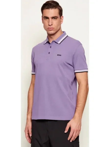 BOSS Tricou polo Paddy violet