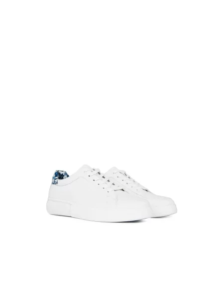 Sneakersy Kate Spade skórzane z logo białe