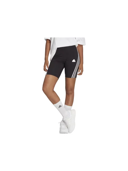 Pantaloni scurți Adidas cu dungi negru