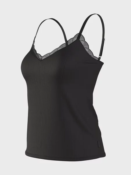 Мереживний топ Calvin Klein чорний