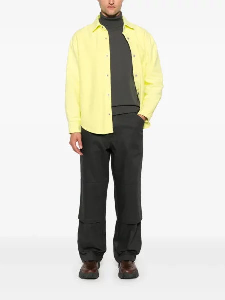 Siuvinėta marškiniai Stone Island geltona