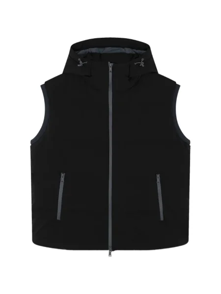 Vestă Paul & Shark cu glugă negru