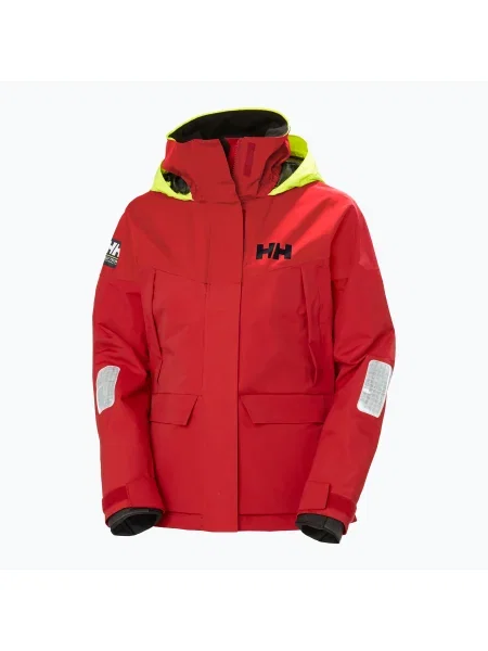 Geacă de navigație pentru femei Helly Hansen Pier alert red roșu