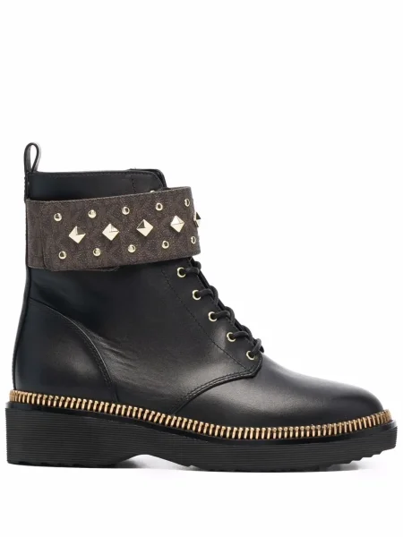 Cizme scurte Michael Michael Kors cu tepi negru