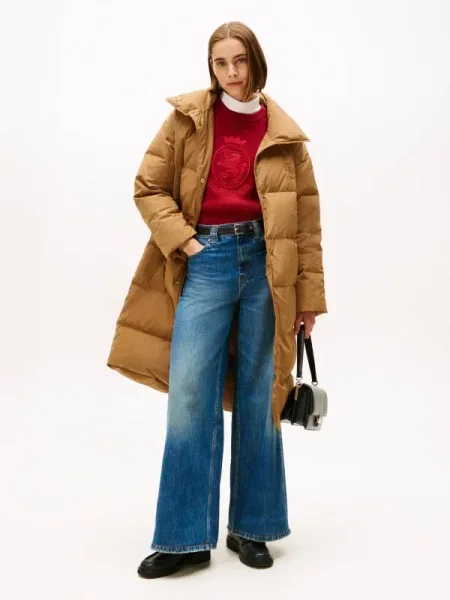 Kabát Tommy Hilfiger bézs