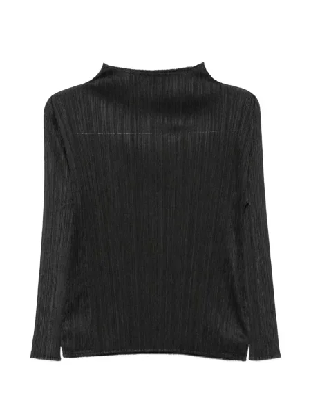 Τοπ Pleats Please Issey Miyake μαύρο