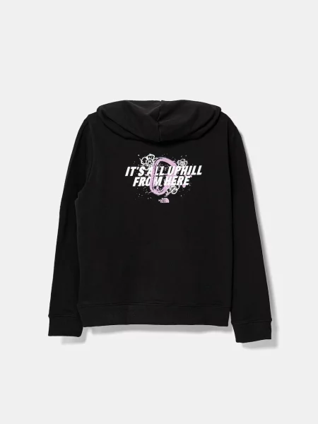 The North Face Dětská mikina GRAPHIC RELAXED HOODIE černá