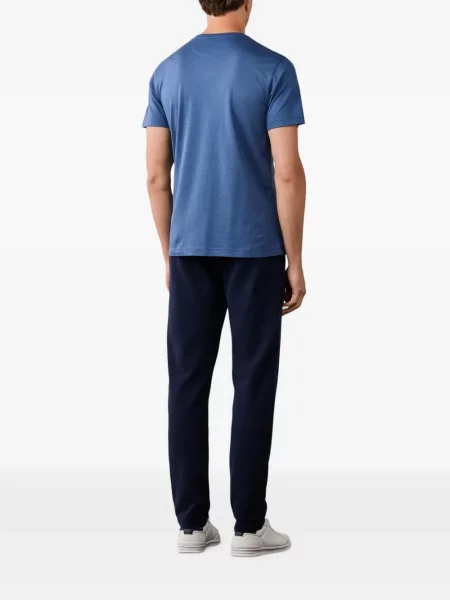 Tricou Hackett London cu decolteu rotund albastru