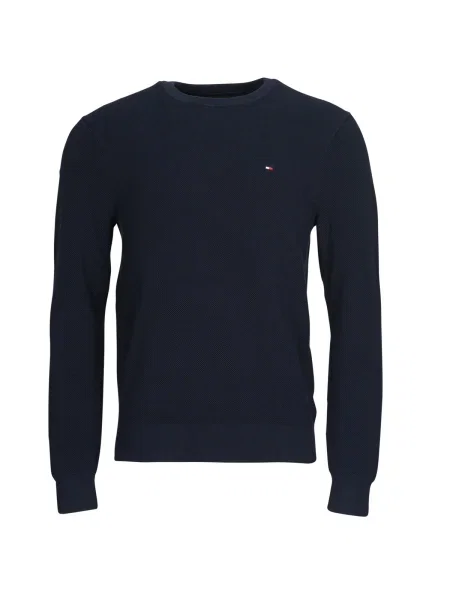 Mikina bez kapucne Tommy Hilfiger modrá