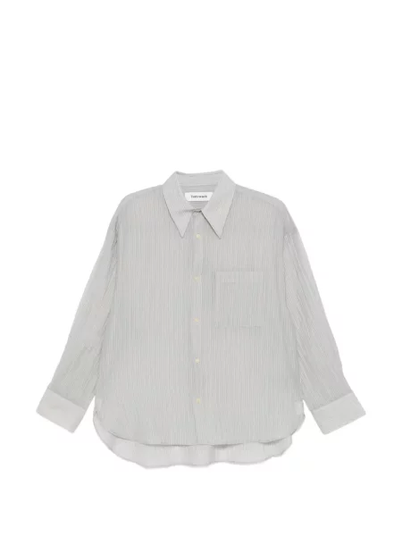 Раирана риза Tonywack на райета сиво