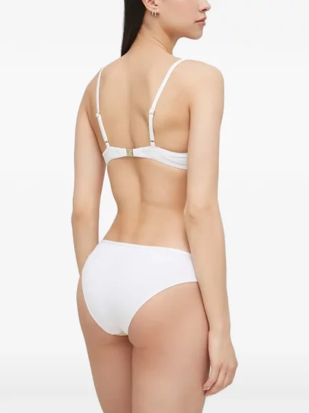Bikini Ea7 Emporio Armani cu autograf alb