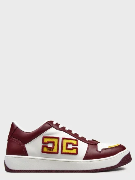 Кеды Elisabetta Franchi бордовые