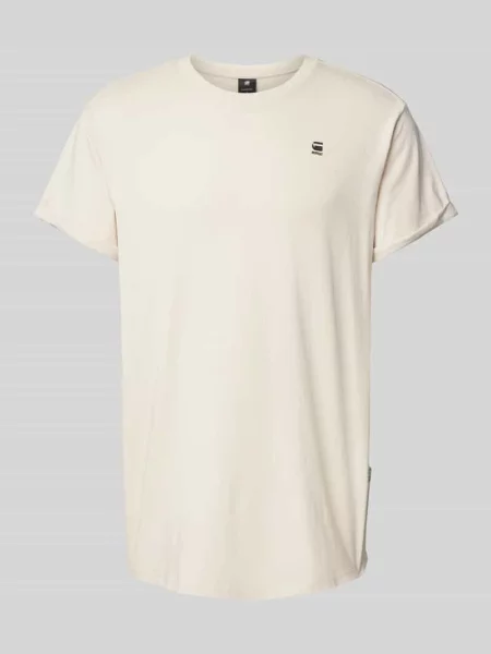 T-shirt z detalem z logo G-star Raw biała