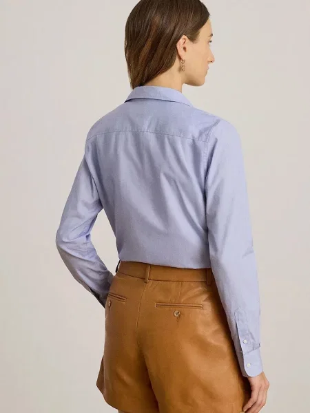 Lauren Ralph Lauren koszula regular z kołnierzykiem klasycznym niebieski