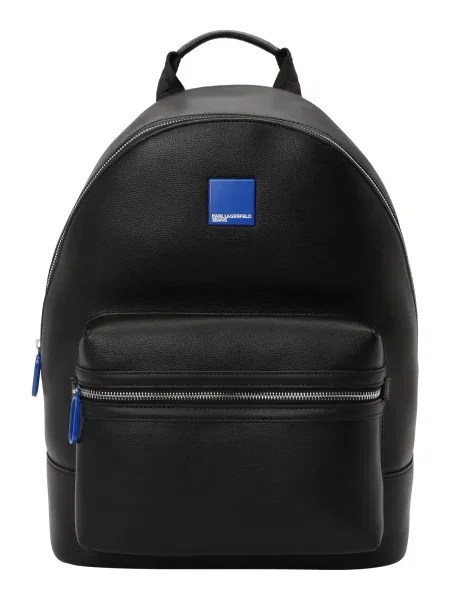 KARL LAGERFELD JEANS Nahrbtnik KLJ RUCKSACK MIT BOX-LOGO črna