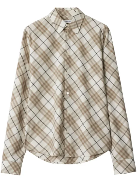 Cămașă Burberry în carouri