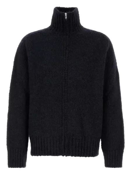 Cardigan Jil Sander de mohair albastru