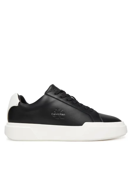 Сникърси Calvin Klein Chunky Cupsole Laceup Lth черен