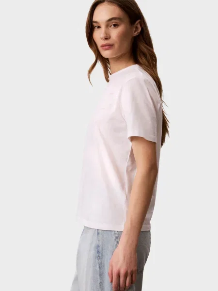 Класична футболка Calvin Klein Jeans біла