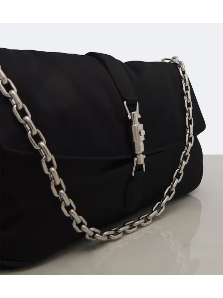 Geantă Gucci din satin negru