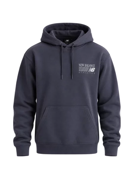 Hanorac New Balance din fleece cu imagine roz