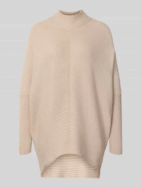 Sweter z dzianiny ze stójką Apricot biały