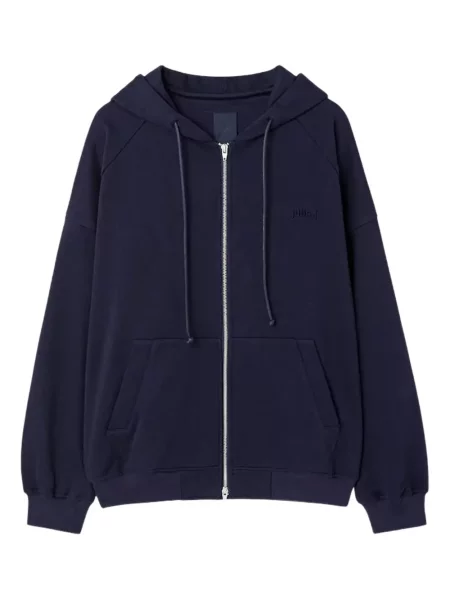 Mikina s kapucí Juun.j s potiskem modrá