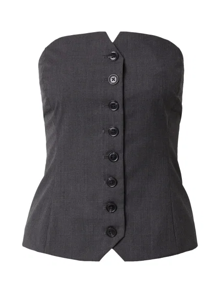 Samsoe Samsoe tricou din amestec de lana SAELLEN neted gri