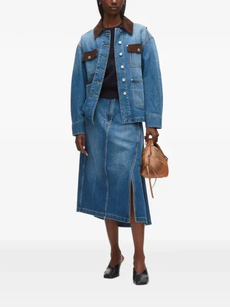 Lung geacă 3.1 Phillip Lim albastru