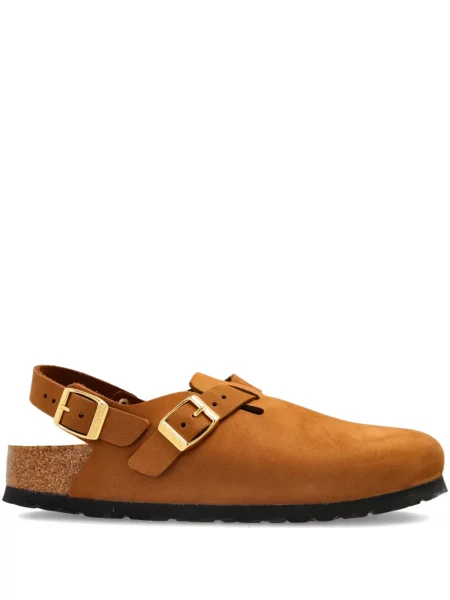 Saboți Birkenstock slingback maro