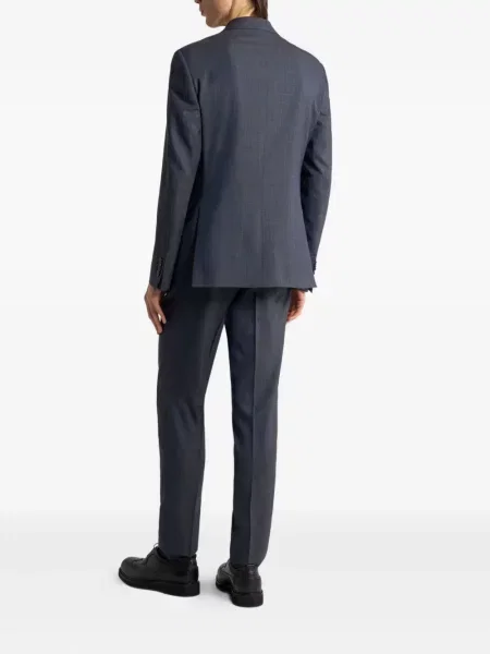 Costum Etro cu dungi de costum albastru