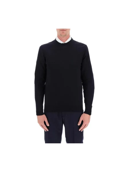 Dzianinowy sweter Drumohr niebieski