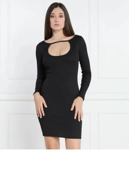 HUGO Rochie Naretha negru