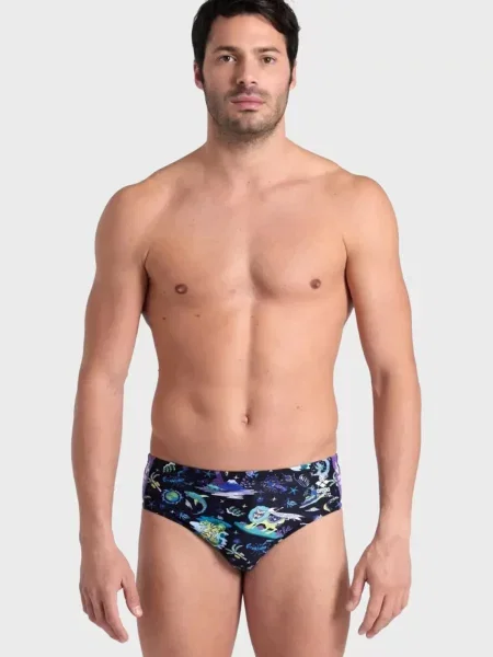 Плавки Arena с принтом синие