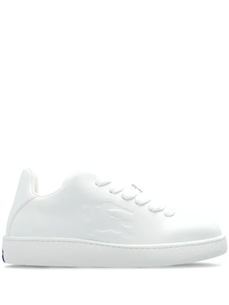 Sneakerși Burberry din piele alb