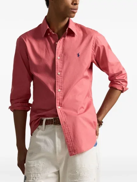 Риза Polo Ralph Lauren бродирана розово