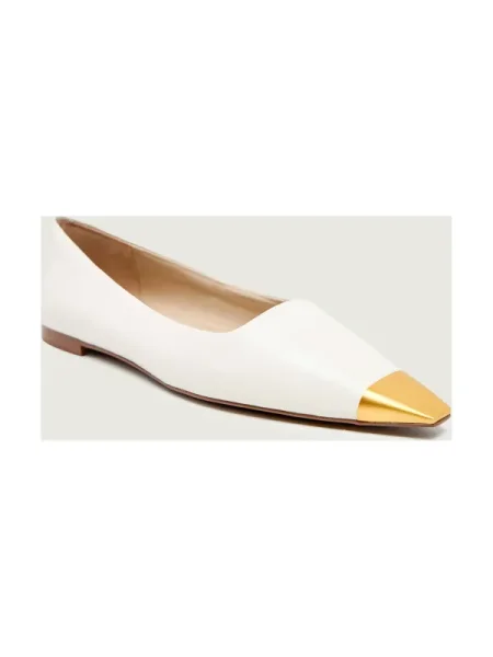 Marc Cain De piele balerini alb