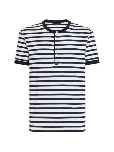 Tricou Dolce & Gabbana cu dungi albastru