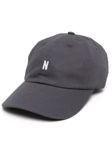 Șapcă Norse Projects cu broderie gri