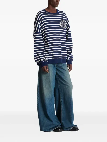Hanorac Balmain cu dungi albastru