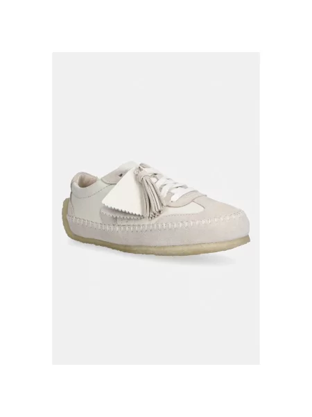 Sneakersy Clarks beżowe