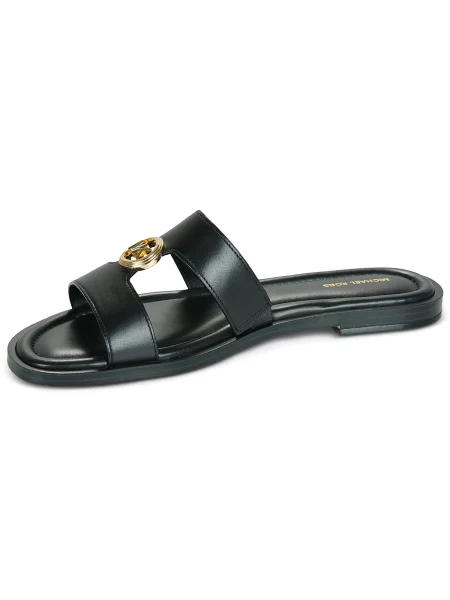 Šľapky Michael Michael Kors bez podpätku čierna
