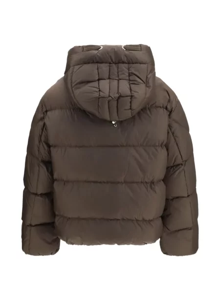 Geacă cu puf Parajumpers cu glugă maro