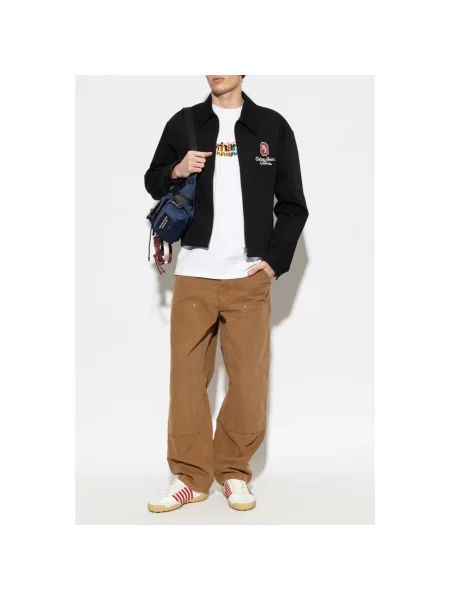 Jeansy Carhartt Wip brązowe