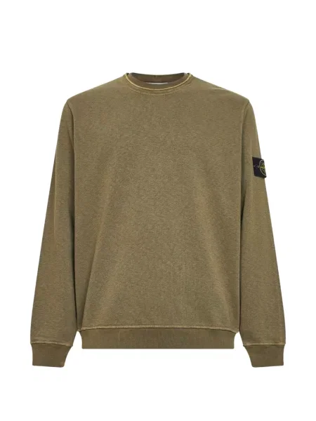 Hanorac Stone Island cu strasuri cu nervuri verde