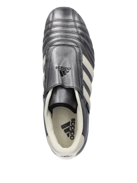 Велурени маратонки Adidas Gazelle на райета бяло