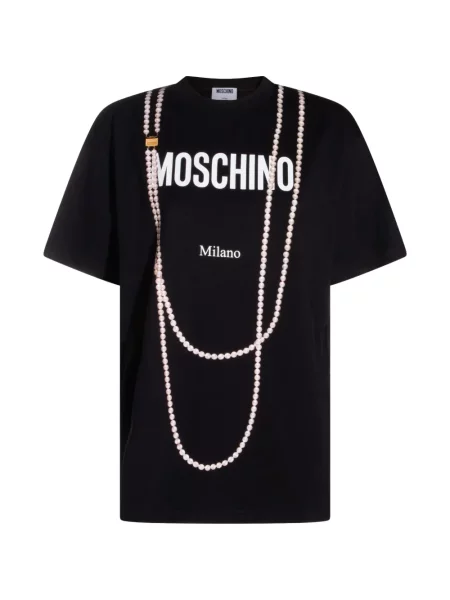 Tricou Moschino cu imagine negru