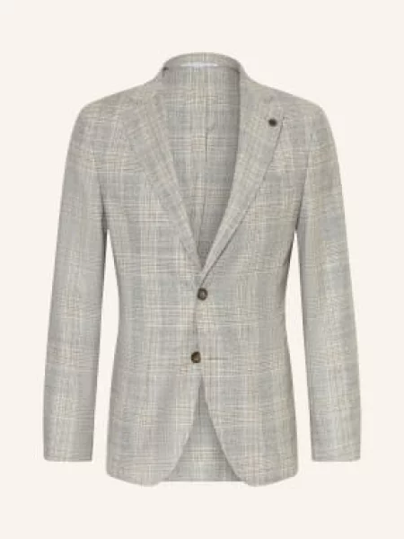 Baldessarini Sako Slim Fit / hnědá / světle šedá