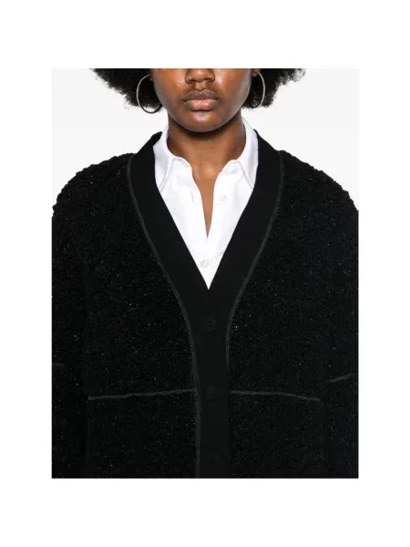 Bukiecik sweter Giorgio Armani czarny