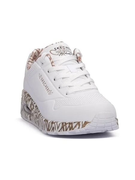 Pantofi Skechers alb